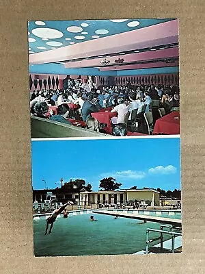 Postcard Milford CT Connecticut Sound View Hotel Pool Swimsuit Model Dancer Show • $7.99