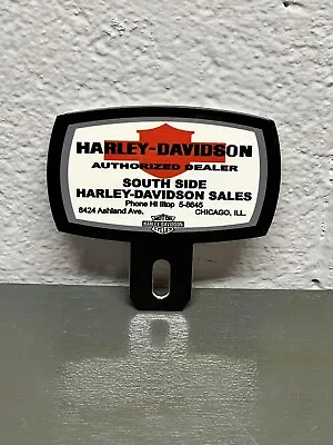 Harley Davidson Dealer Metal Plate Topper Motorcycles Dealership Ride Gas Oil • $34.99