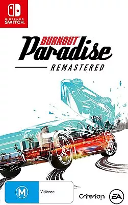 Burnout Paradise Remastered Nintendo Switch Car Racing Action Game 130 Vehicles • $48