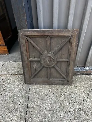 Vintage C1880 Quartersawn Oak Wainscot Panel From Church 22.5/25/1.75” • $179