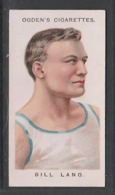 CIGARETTE CARDS Ogdens 1909 Pugilists & Wrestlers 2nd Series - #62 Bill Lang • £3.20