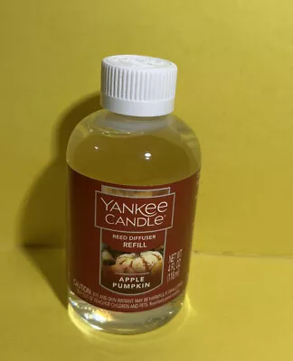 Yankee Candle Reed Diffuser Apple Pumpkin Refill 4oz New Fall Scent • £19.29