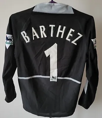 Manchester United 2002 - 2004 Goalkeeper Nike Jersey #1 Barthez Size M Boys • $70