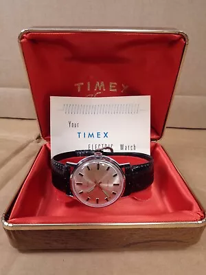 Vintage Estate Found New In Box 1969 Timex Electric Men's Wristwatch 9417 4069 • $36