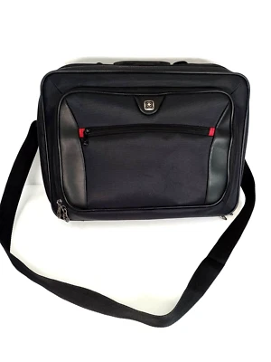 £15.99 • Buy Wenger Swiss Gear Padded Laptop Bag Black With Shoulder Strap