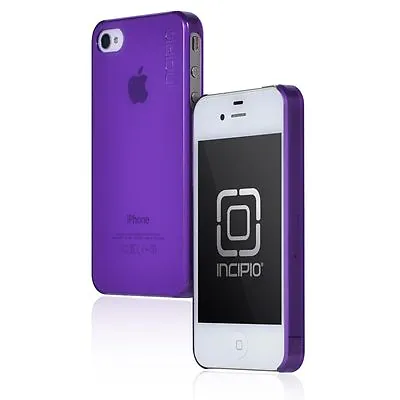 £9.99 • Buy Incipio Feather Case For IPhone 4/4S - Translucent Purple Slim Cover NEW