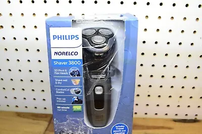 Philips Norelco Shaver 3800 Wet & Dry Includes Travel Pouch And Charging Stand • $42.99