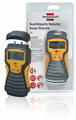 Digital LCD Damp Moisture Meter Detector Tester Wood Timber Plaster Sensor • £34.92