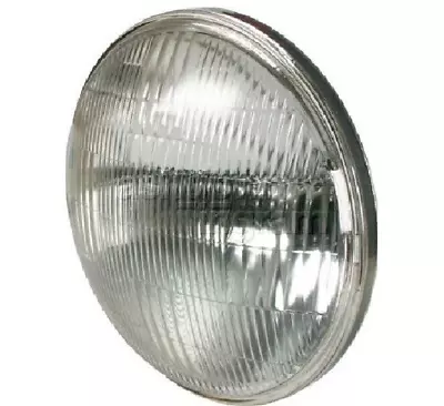 Sealed Beam Headlight 7  178mm Round 75/50w 12v High/Low 3 Pin Push On Terminals • $32