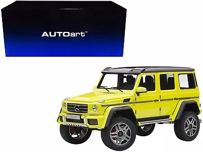 Mercedes Benz G500 4X4 2 Electric Beam/ Yellow 1/18 Model Car By Autoart • $347