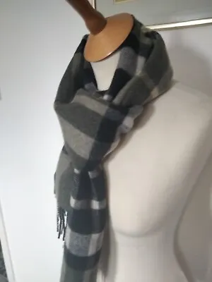 Edinburgh 100% Lambswool Check Scarf • £8.99