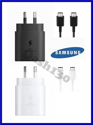 Samsung 25W SUPER FAST Wall Charger Galaxy S24 S23 S22 S21S20 NOTE 20 ULTRA • $7.95