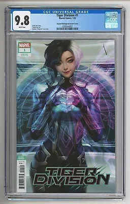 TIGER DIVISION #1 2nd Print 1:25 Artgerm Variant Luna Snow CGC 9.8 • $150