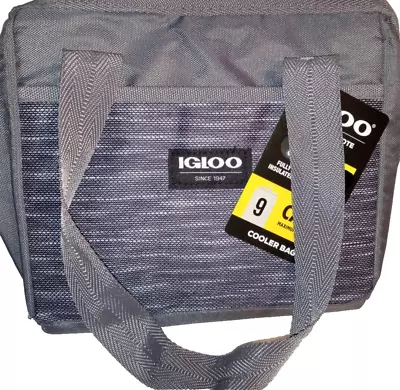 ⛵ Igloo Cooler 9 Cans Bag Box Lunch Break Leftover Beach Spring INSULATED Tote ⛵ • $21.11