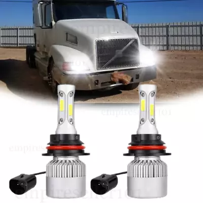 9007 Truck LED Headlight Bulb For 1998-1999 Volvo VN 2000-2003 VNL 2000-2017 VNM • $17.42