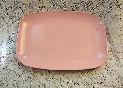 VINTAGE Melmac Pink Plastic Oval Small Serving Tray #7407 • $14.99