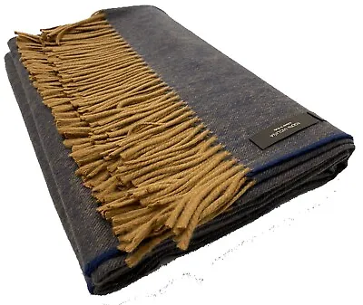 $10000 Vicuña Blue Blanket Vicuna Made In Italy The Most Expensive Fabric • $6749.25