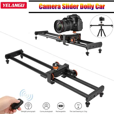 $144.30 • Buy YELANGU Motorized Electric Slider Dolly Demountable Video Track For Phone Camera
