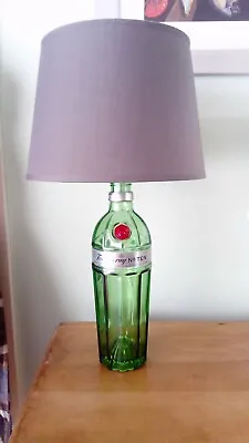 Tanqueray Gin Bottle Table Lamp Upcycled Unusual Christmas Gift Without Shade • £14.99