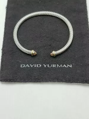 David Yurman Cable Classic Bracelet With Morganite And 18K Yellow Gold • $199