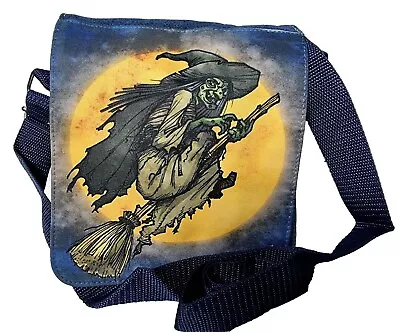 £19.99 • Buy Witchy/Goth/Emo/Halloween Spooky Small Denim Crossbody Wicked Witch Bag