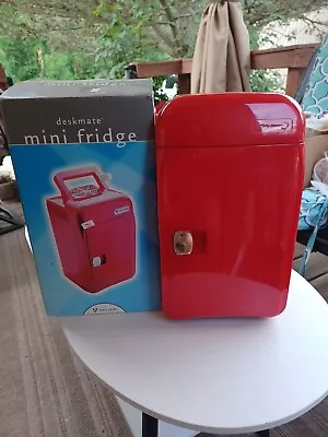 New Vector Red Mini Fridge Cooler & Warmer AC DC Picnic Boating Travel Camping  • $17.50