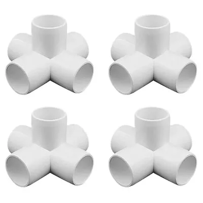 11/2Âœ Tee Pvc Fitting 5 Way Elbow Connector Furniture Grade 90 Degree Elbow ... • $31.15