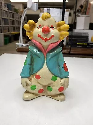 Vintage Hobo Clown Glass Statue Bank • $14.99