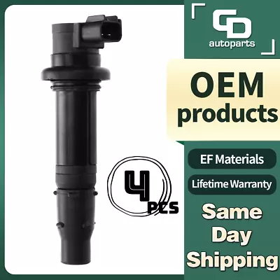 F6T558 OEM 4 Ignition Coils For Yamaha YZF R1 R6 8ES-82310-00-00 5PW-82310-00-00 • $50.98