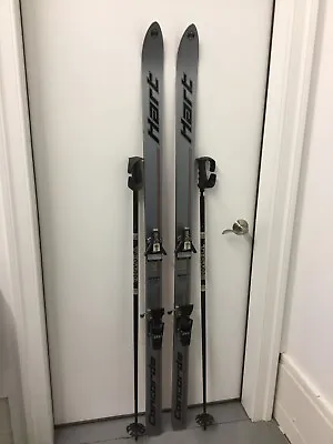 Vintage 80s Hart Concorde Sport Skis 170cm  Salomon 637 Bindings And Tomic Poles • $15.99