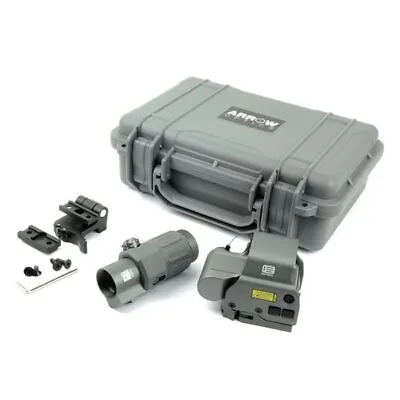 ARROW OPTICS EXPS3-0 Type Dot Sight  G33 StS Type 3X Magnifier Set Gray JAPAN JP • $307.34