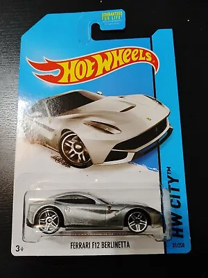 2014 Hot Wheels 31/250 Silver F12 Berlinetta Rare NIP VHTF!! Ships In Box • $9.99