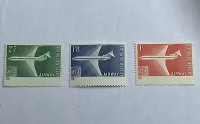 3x BEA Airline Luggage Label  Air Mail Poster Stamp • $6.22