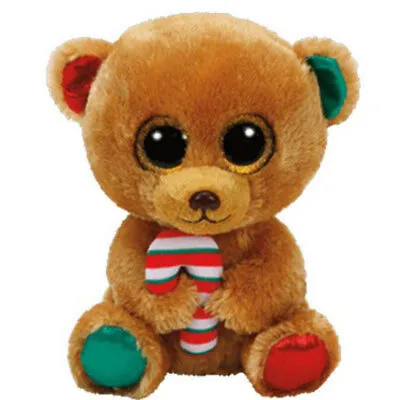 Ty Beanie Boos Large 16  Xmas Bella The Bear Plush • $60