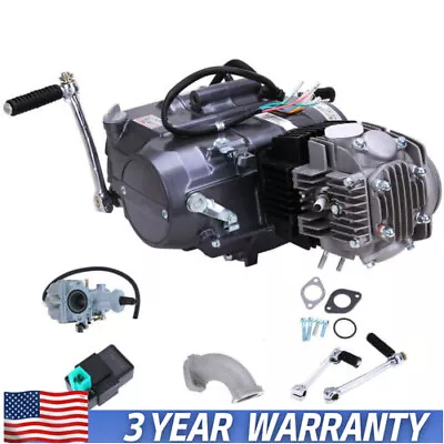 For Honda XR50 CRF50 4-Stroke Dirt Bike Engine Motor Complete Kit W/Carburetor • $242.25