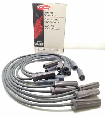 XS10231 Delphi Packard Ignition Spark Plug Wire Set 7mm Made In USA • $48.93