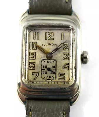 Vintage Illinois Futura 14KWGF Case Manual Wind 17J 207 Wrist Watch Lot.eo • $149.99