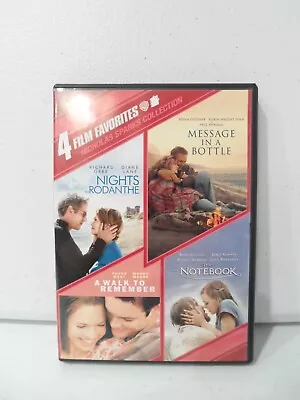 4 Film Favorites: Nicholas Sparks Message In A Bottle The Notebook 883929183135 • $1.99