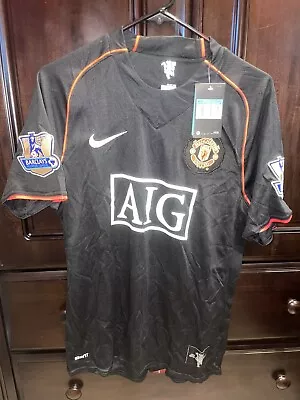 2007-08 Nike Manchester United Away No.7 RONALDO EPL 07-08 Premier League Size M • $84.87