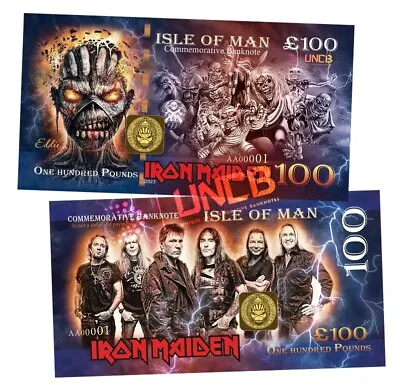 100 Pounds Iron Maiden Commemorative Banknote /UnCB • $8