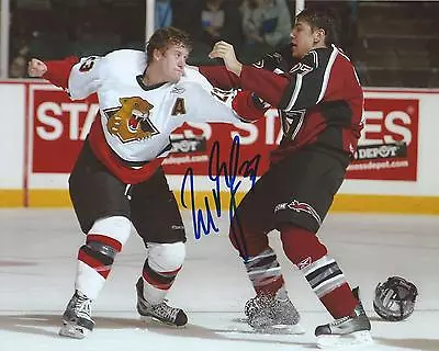 Milan Lucic Signed 8×10 Fight Photo Vancouver Giants Autographed COA • $25.48