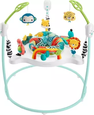 Fisher-Price Jumping Jungle Jumperoo Baby Jumper With Lights And Sound Jump Play • $129