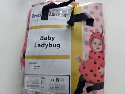 Dress Up America 0-6 Months Baby Girls Ladybug Outfit Costume For Girls • £11.99