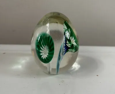 Vintage Murano Italy Millefiori Art Glass Paperweight 2.25  • $25