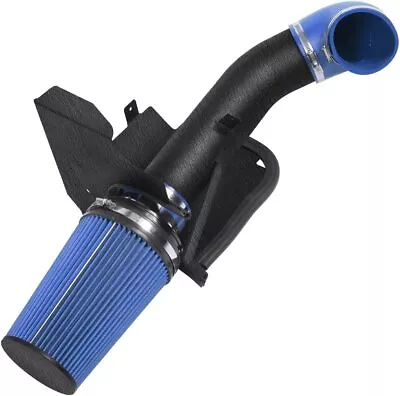 Black Cold Air Intake System Heat Shield + Filter For 99-06 Chevy GMC Silverado • $56.69