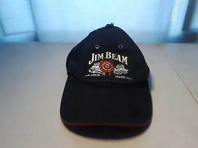 Jim Beam Beer Hat Black Adjustable Snapback • $20