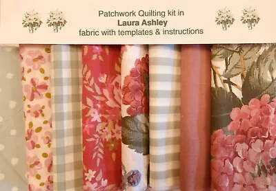 LAURA ASHLEY Hydrangea Patchwork Quilting  Kit With Instructions • £12.50