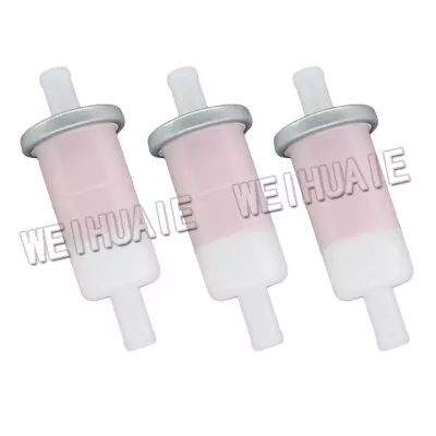 3x 3/8  Fuel Filter For Honda Shadow ACE Aero Spirit 750 1100 Motorcycle Series • $9.66