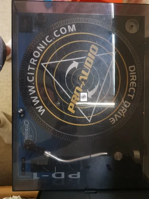 £480 • Buy 2 X CITRONIC PD1 DIRECT DRIVE TURNTABLES 12  PRO DECKS DJ +mixer SL1200 Technics