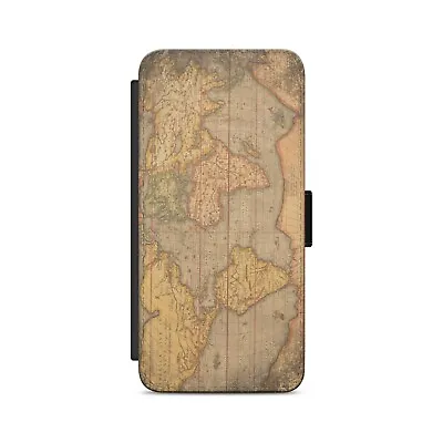 £8.84 • Buy Vintage World Map  Flip Wallet Phone Case